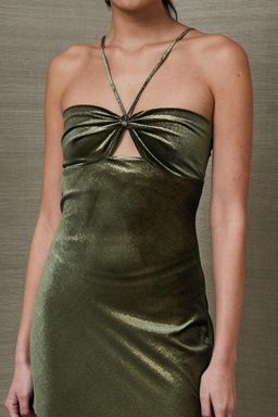 Dancing Queen Metallic Formal Maxi Dress- Bec and Bridge for rent on The Volte - image 5