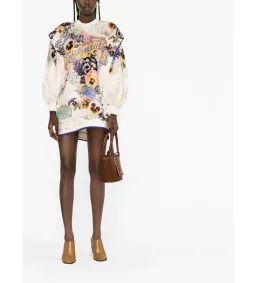 Zimmermann Tama Billow Floral Print Dress in Floral Size 0/ AU 8 for rent on The Volte - image 1