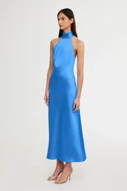 Significant Other Darcy Backless Dress Azure Blue Size 8 for rent on The Volte - image 1