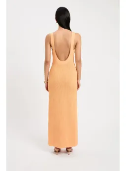 Kookai Cairo Maxi Dress in Light Mango Size AU 8 for rent on The Volte - image 2