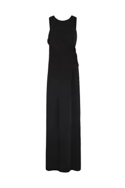 Bianca Spender Jersey Suiting Anchor Gown Black Size 1/ AU 8 for rent on The Volte - image 3