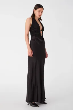 Misha Celine Maxi Dress Black Size 6 for rent on The Volte - image 5