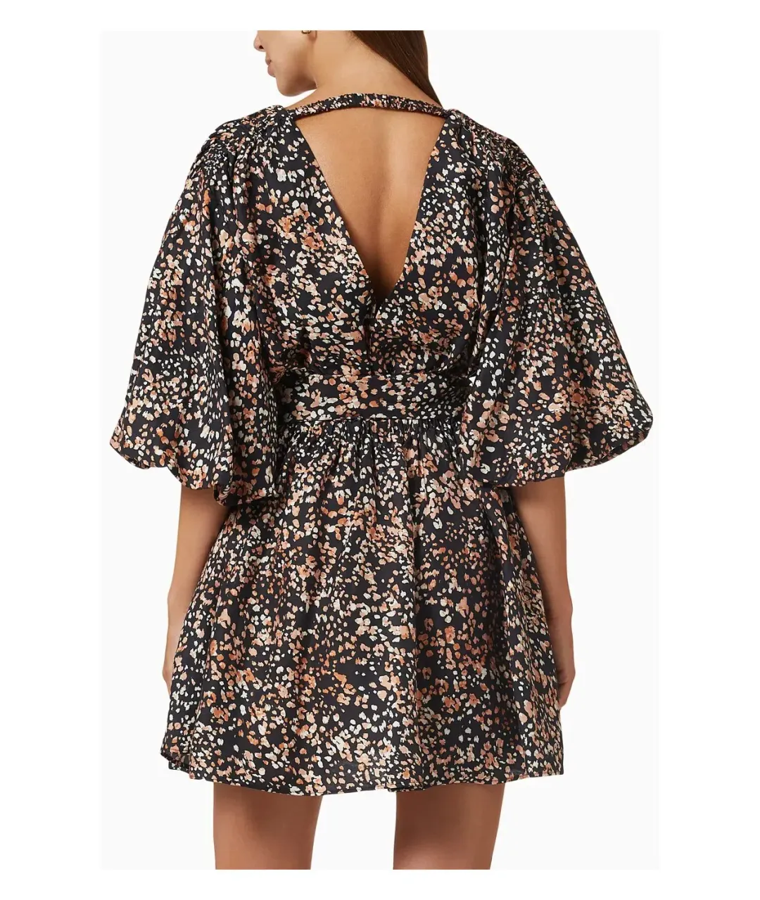 Acler Edson Wild Spot Dress Print Size 8 for rent on The Volte - main image