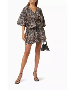 Acler Edson Wild Spot Dress Print Size 8 for rent on The Volte - image 1
