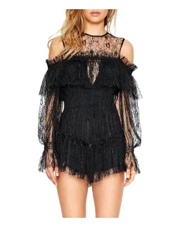 Alice McCall One in A Million Lace Playsuit Black Size 6 for rent on The Volte - image 2