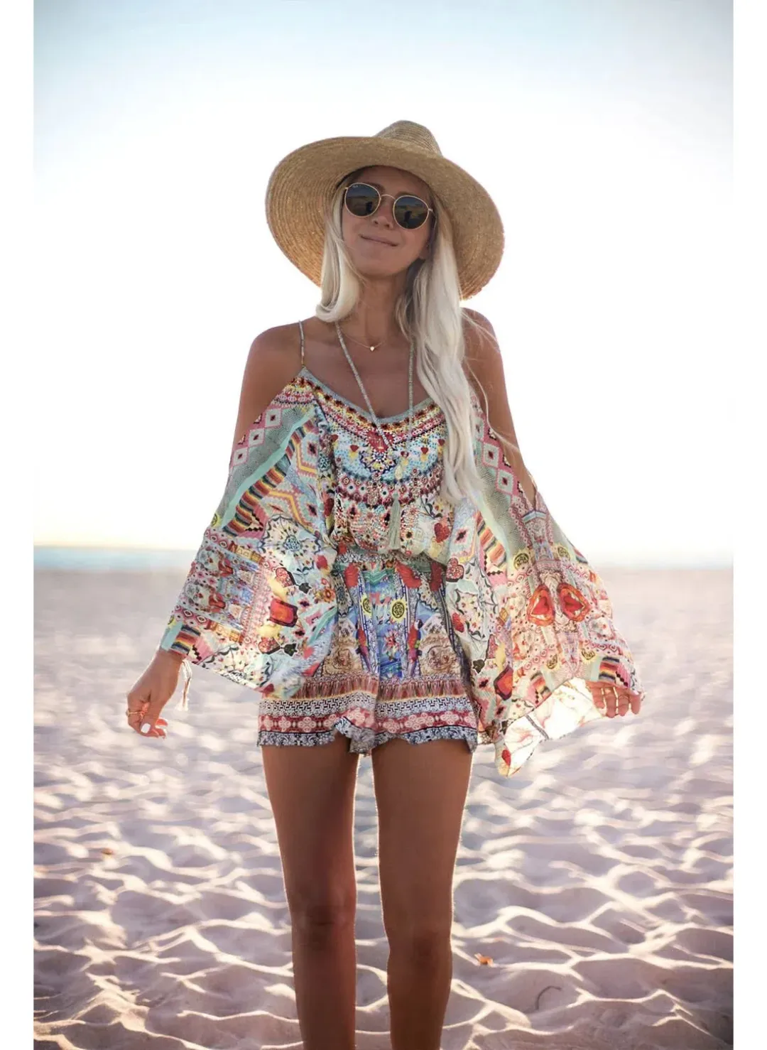 Camilla Close To My Heart Playsuit Multi Size 10 for rent on The Volte - main image