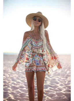 Camilla Close To My Heart Playsuit Multi Size 10 for rent on The Volte - image 2