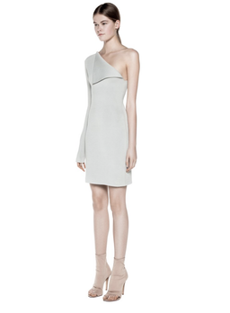 Dion Lee Alexis Sleeve Knit Dress Grey Size 6 for rent on The Volte - image 1