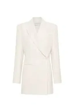 Camilla & Marc Riba Mini Blazer Dress in Cream Size 10 for rent on The Volte - image 3