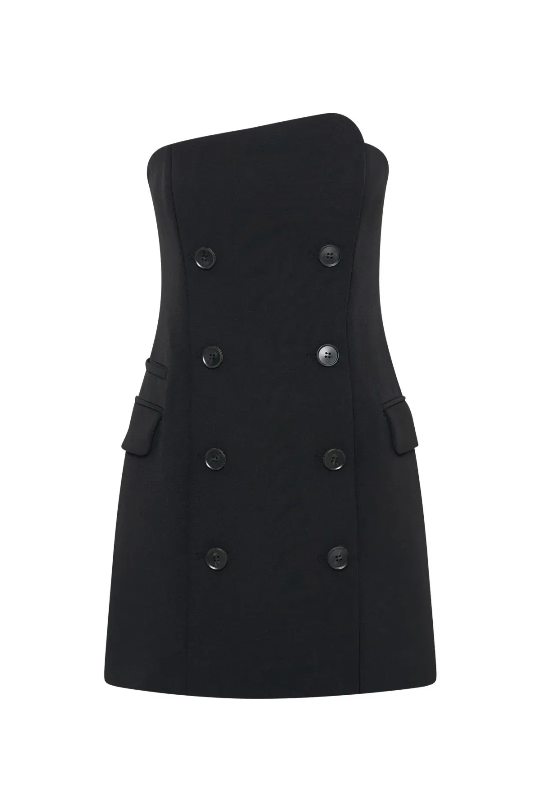 Camilla & Marc Izola Tailored Mini Dress in Black Size 10 for rent on The Volte - main image
