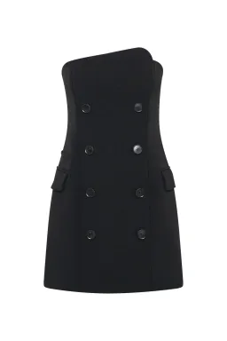 Camilla & Marc Izola Tailored Mini Dress in Black Size 10 for rent on The Volte - image 4