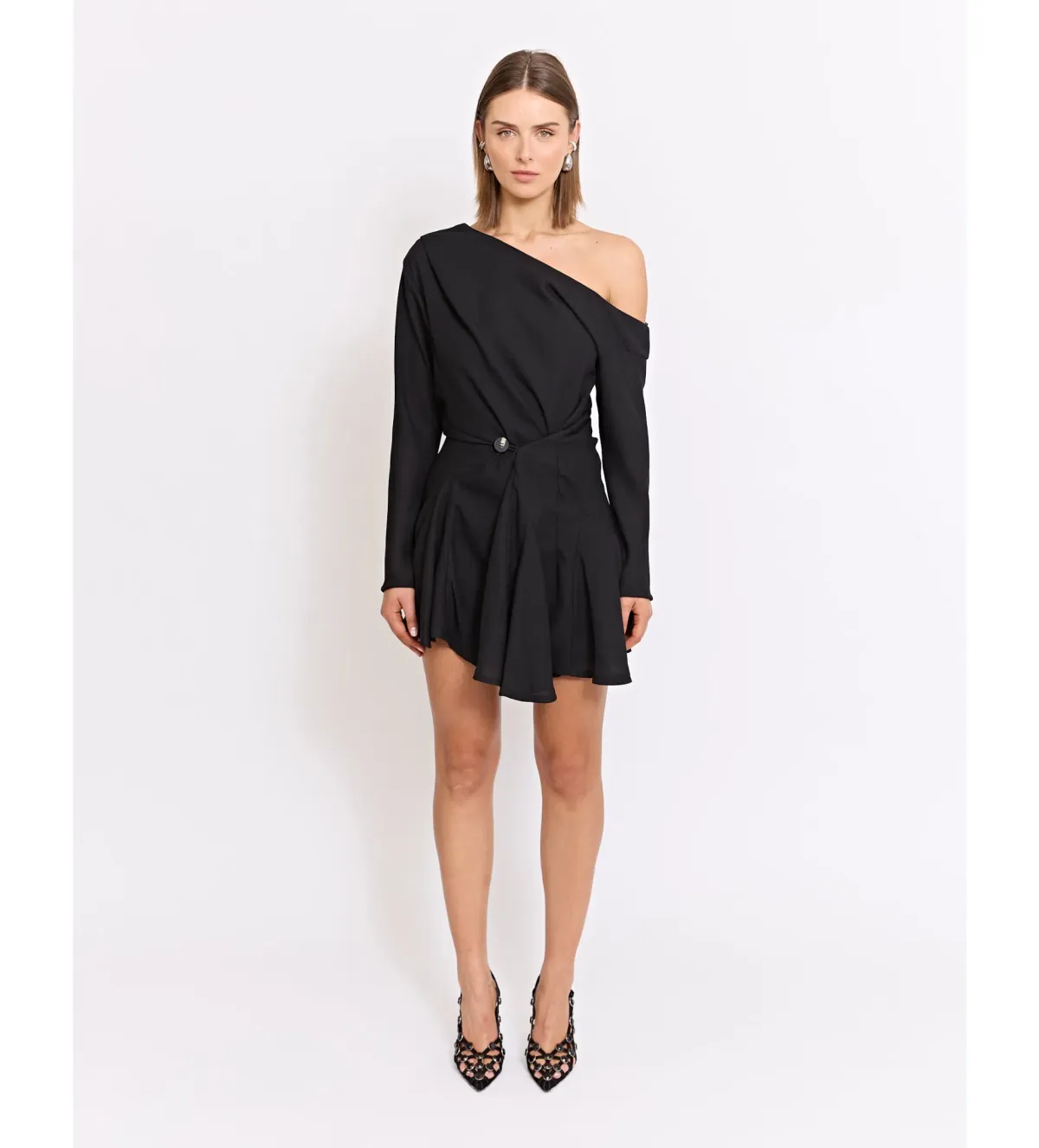 Pfeiffer Lucia Mini Dress In Black Size XS / Au 6 for rent on The Volte - main image
