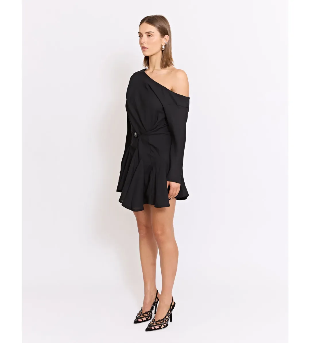 Pfeiffer Lucia Mini Dress In Black Size XS / Au 6 for rent on The Volte - main image