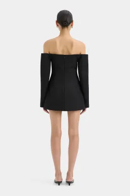 Sir the Label Sandrine Tailored Mini Dress Black Size 1 / AU 8 for rent on The Volte - image 3