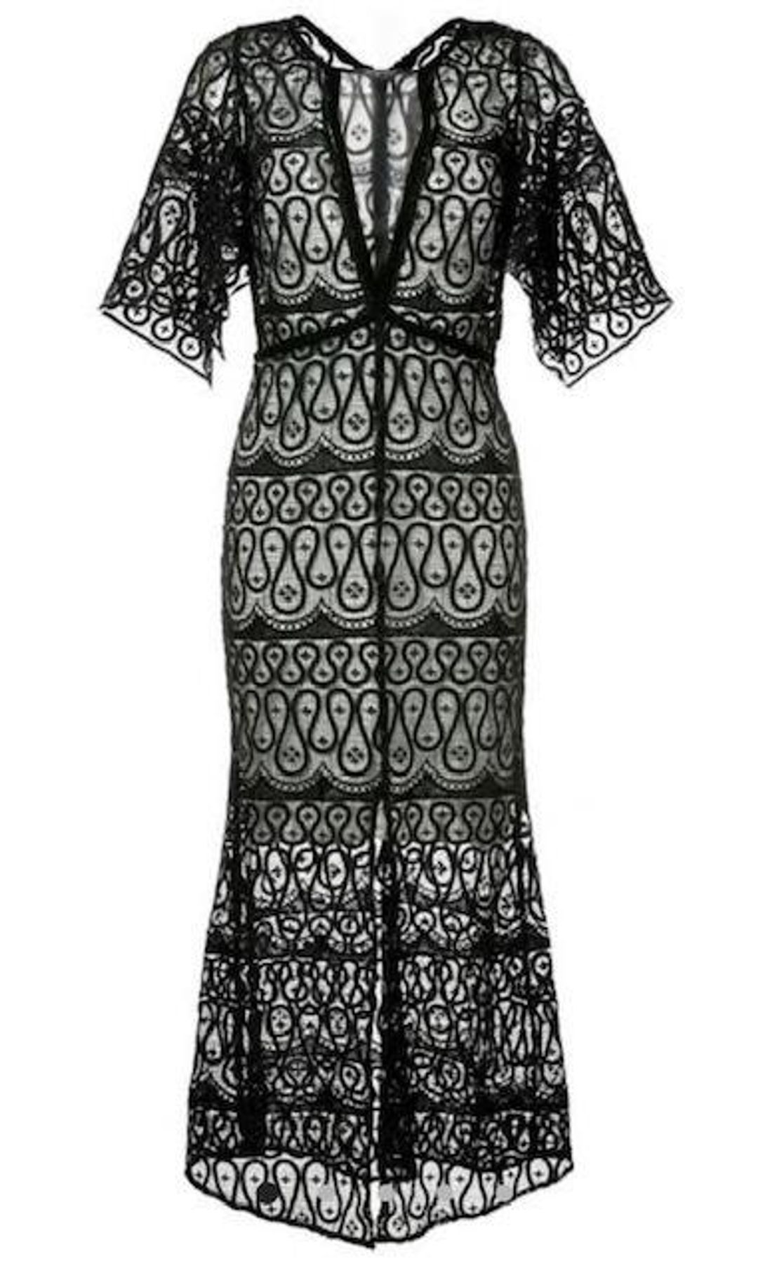 Manning Cartell Serpentine Lines V-Neck Dress for rent on The Volte - main image