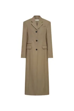 Camilla and Marc Asteria Mini Dress & Coat Set in Tan Brown Size 8 for rent on The Volte - image 4