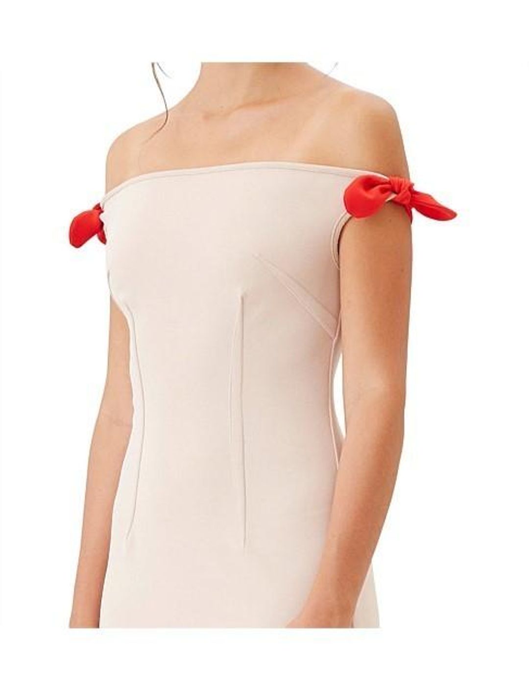 By Johnny Bare Shoulder Tie Dress for rent on The Volte - main image