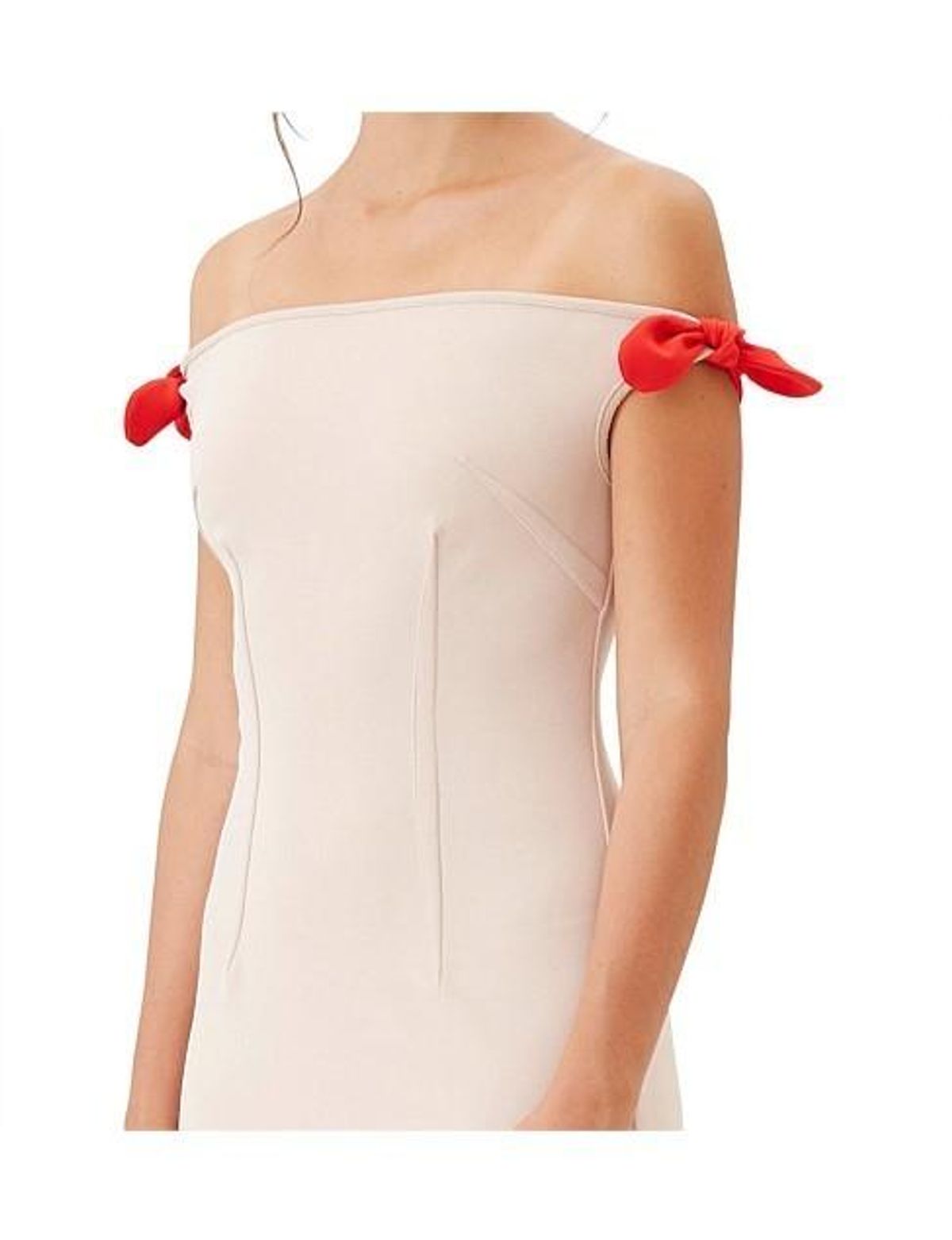 By Johnny Bare Shoulder Tie Dress - Image 4