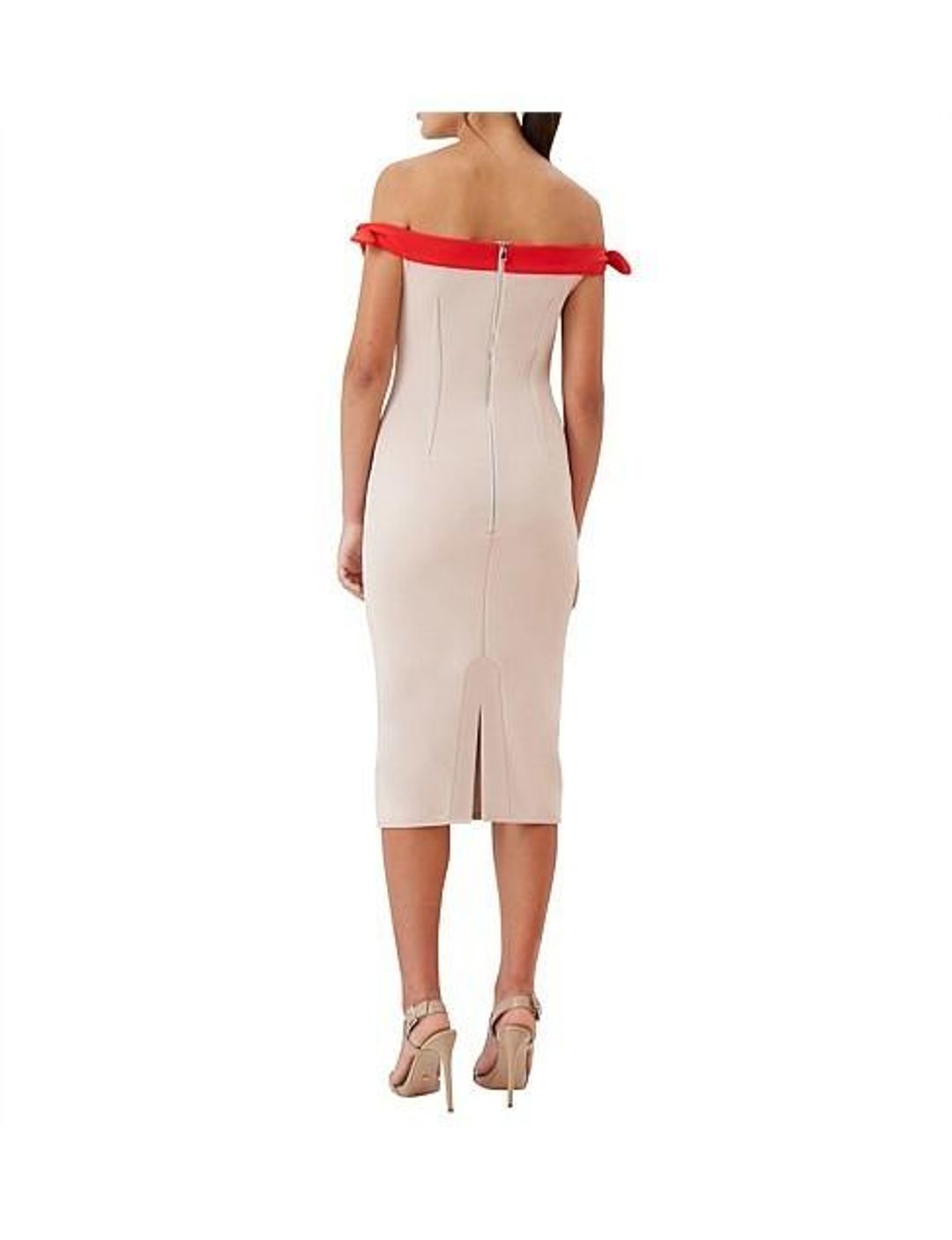 By Johnny Bare Shoulder Tie Dress for rent on The Volte - main image