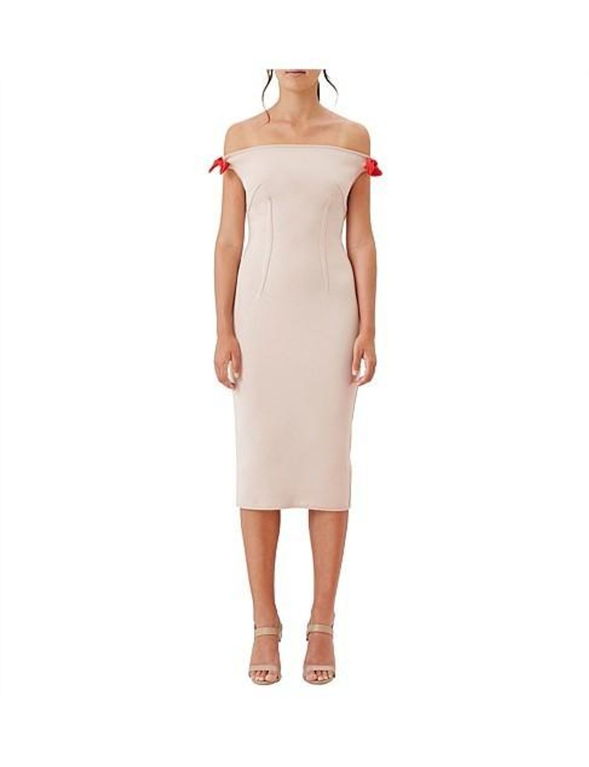 By Johnny Bare Shoulder Tie Dress - Image 2