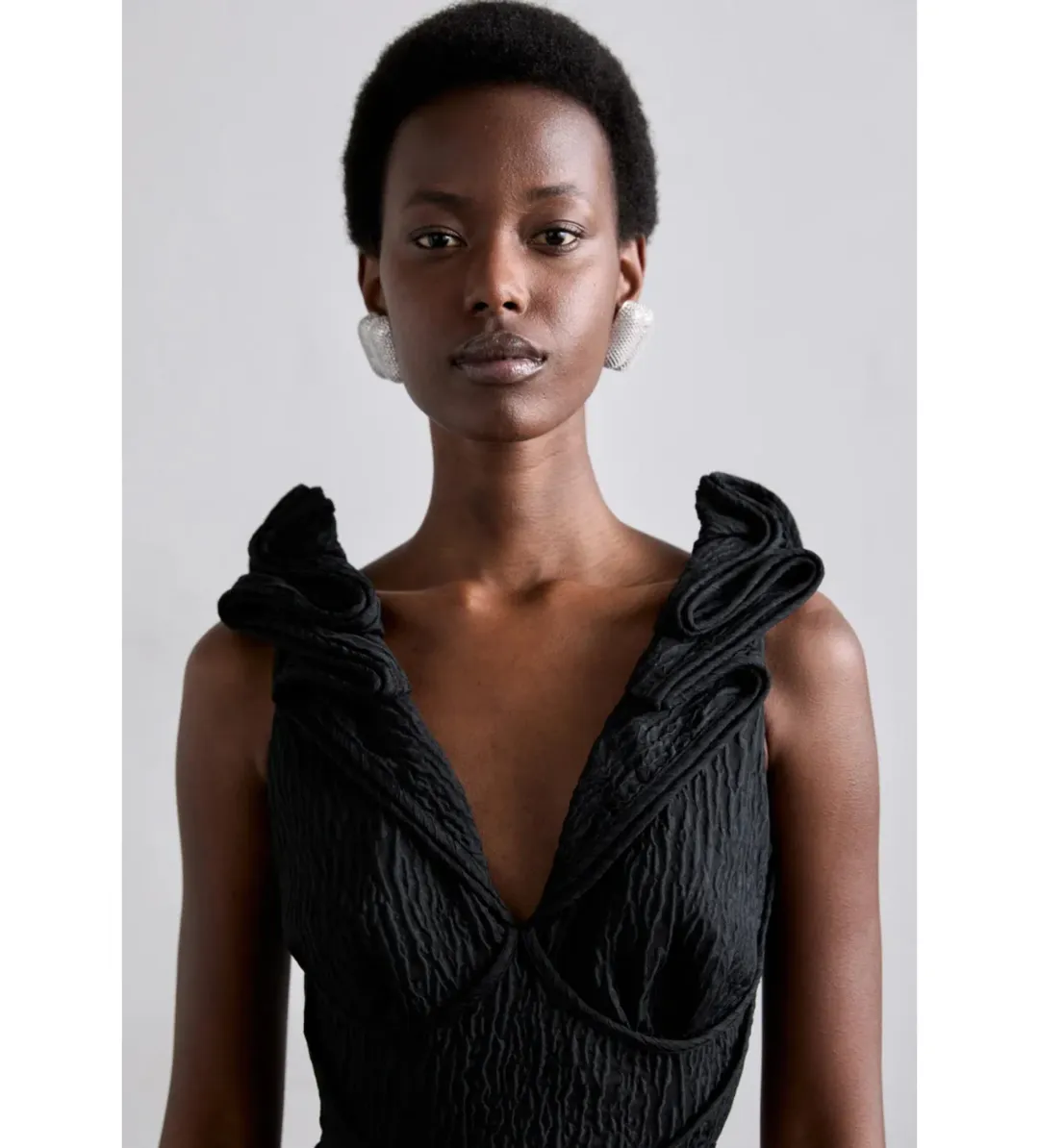 Rachel Gilbert Celia Gown in Black Size 12 for rent on The Volte - main image