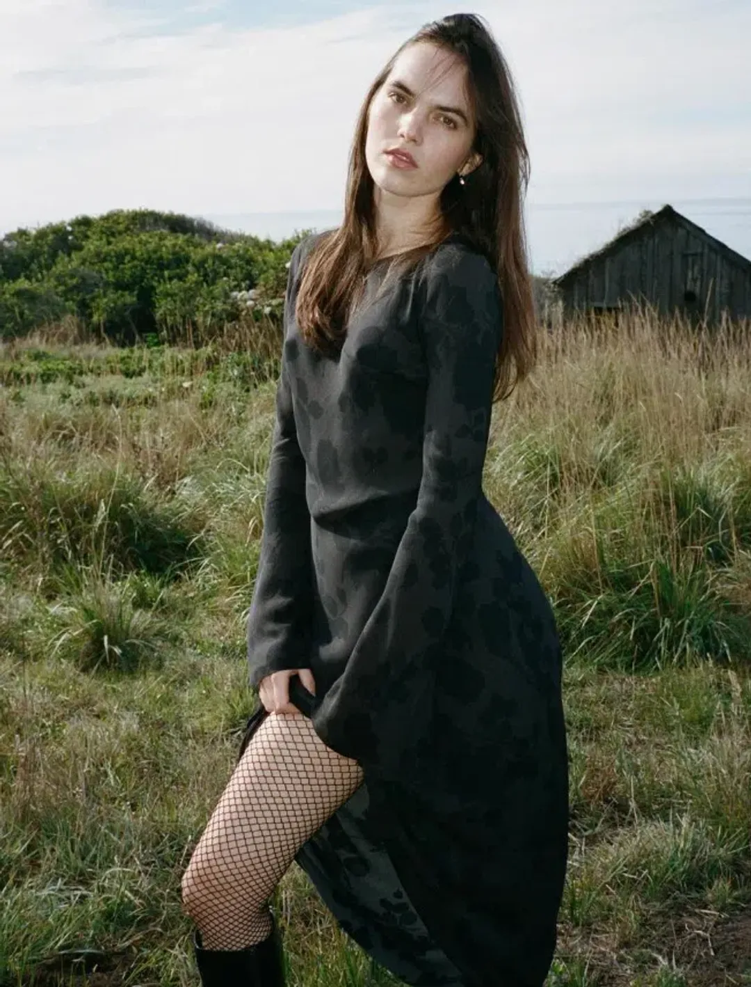 Realisation Par The Gia Midnight Rose Havana Black Floral in Size M / 10 AU for rent on The Volte - main image