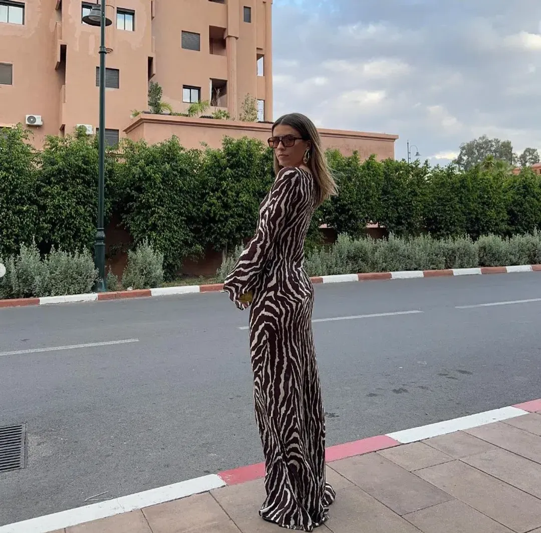 Realisation Par The Gia In Animal Zebra Print Size L / Au 12 for rent on The Volte - main image