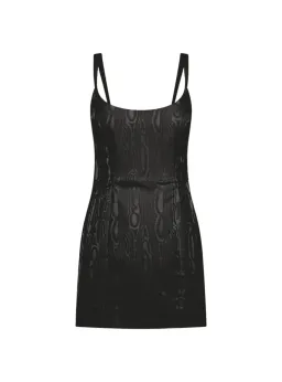 Camilla & Marc Malla Mini Dress in Black Size AU 10 for rent on The Volte - image 4