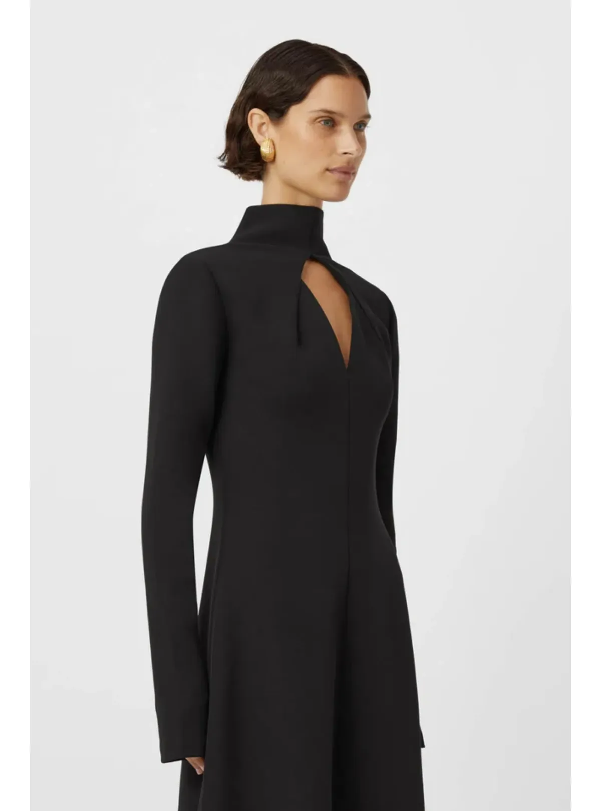 Camilla and Marc Tenera Cocoon Maxi Dress in Black Size AU 8 - Image 2