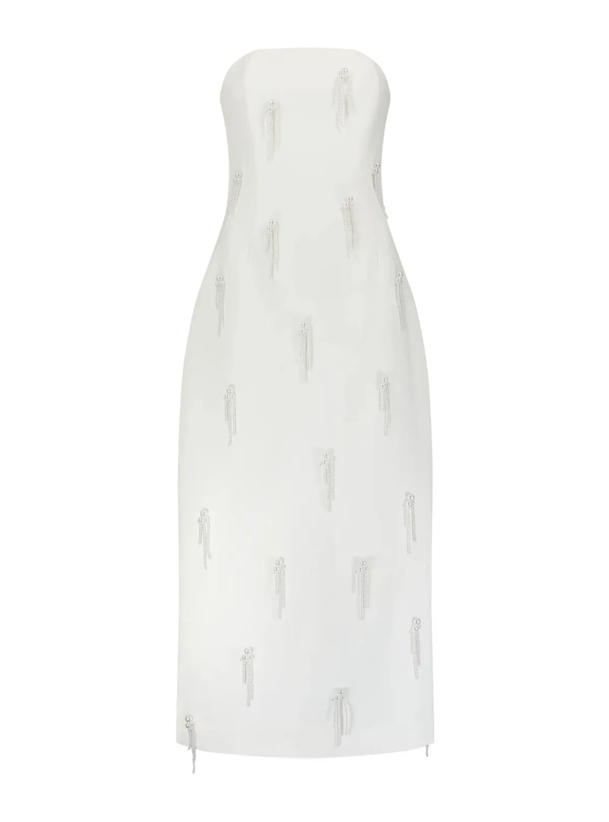 Odd Muse The Ultimate Muse Embellished Midi Dress White Size AU 8 - Image 3