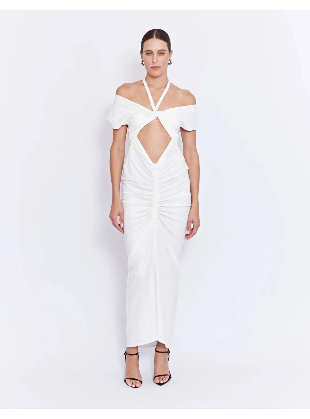 Pfeiffer Ramos Dress Off White Size Medium / AU 10 for rent on The Volte - main image