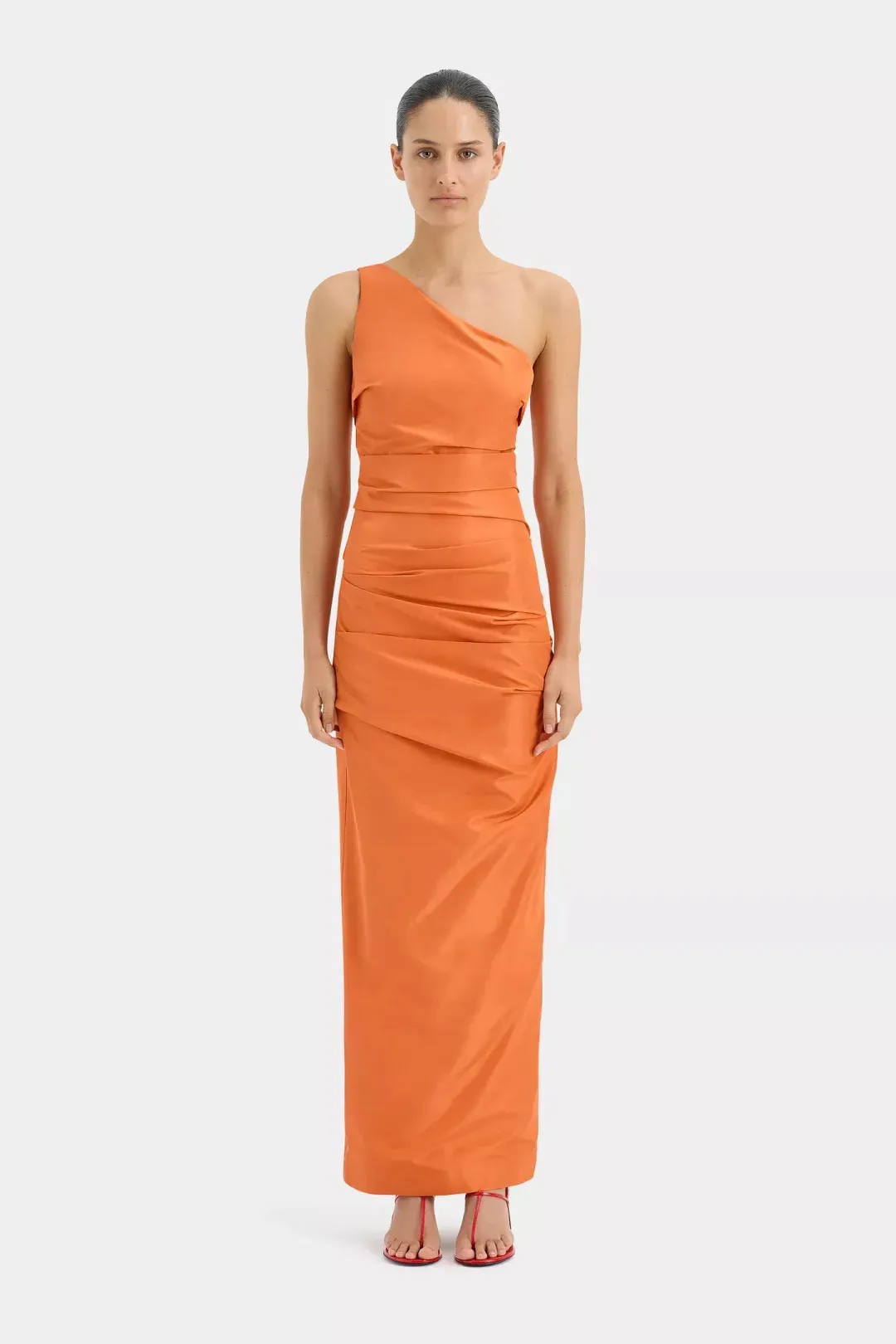 Sir The Label Victoria Gown Orange Size 3 / AU 12 for rent on The Volte - main image