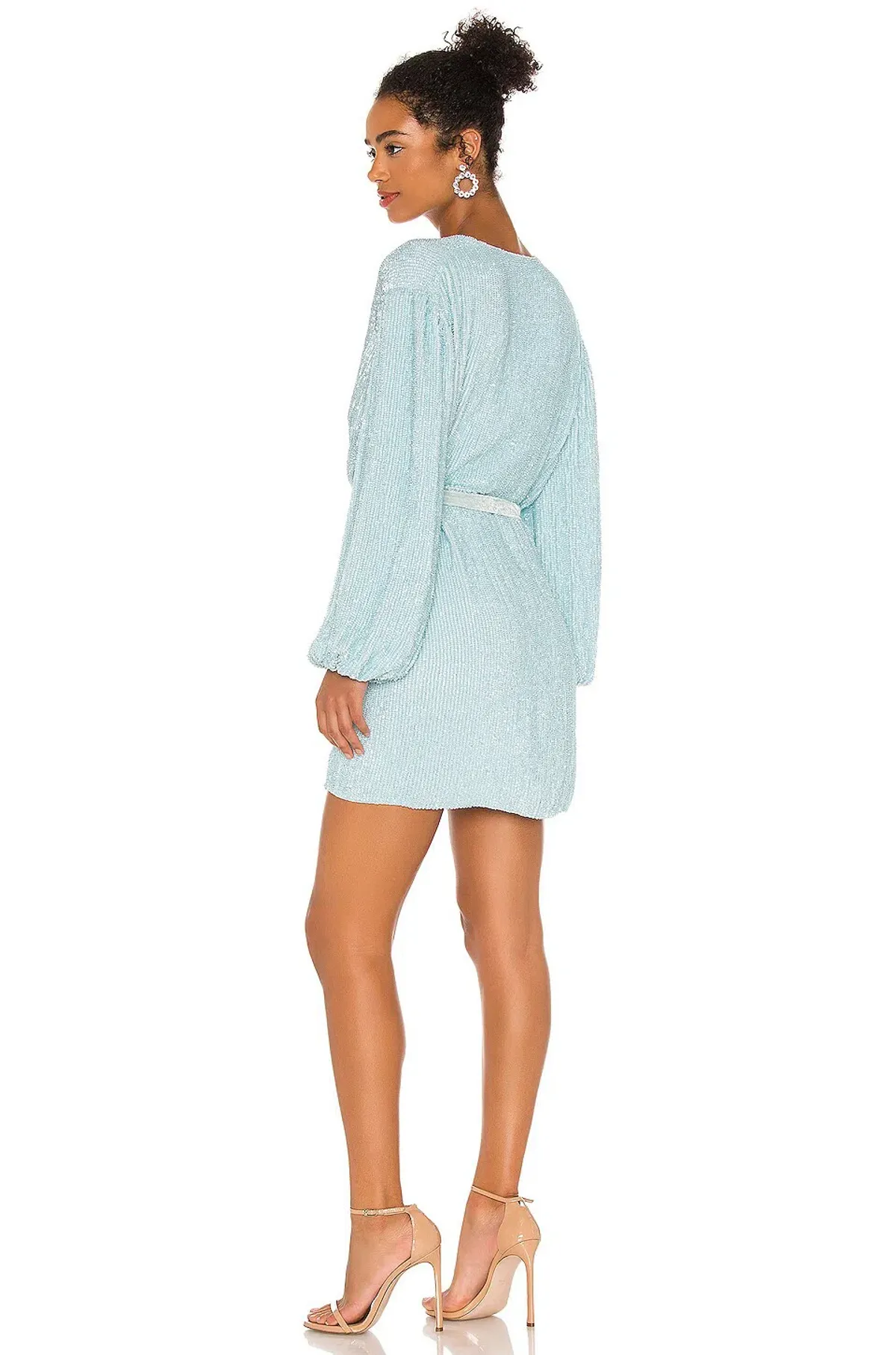 Retrofete Gabrielle Robe Dress Baby Blue Size 6 - Image 2