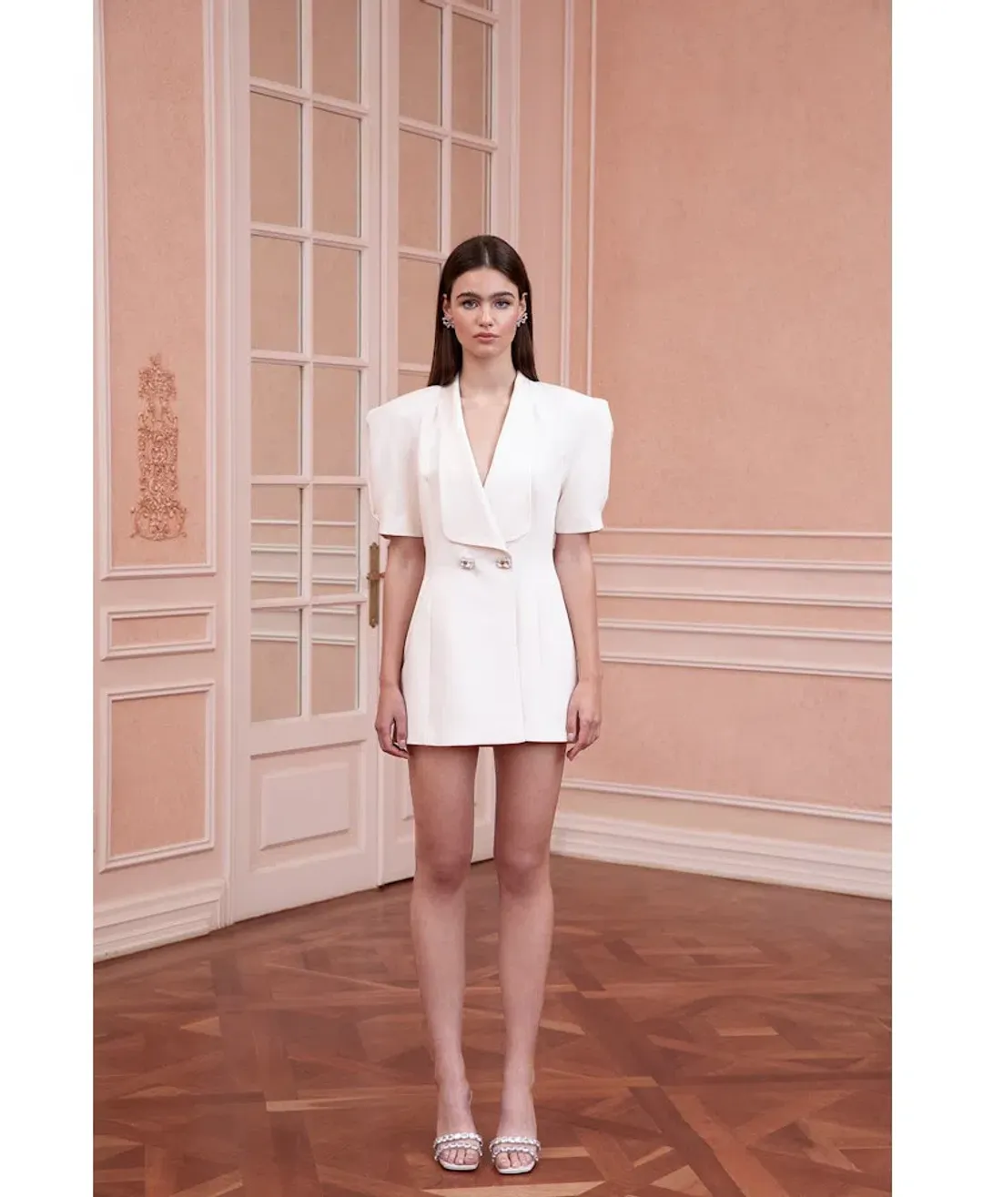 Nana Jacqueline Alila Mini Dress White Size 8 for rent on The Volte - main image