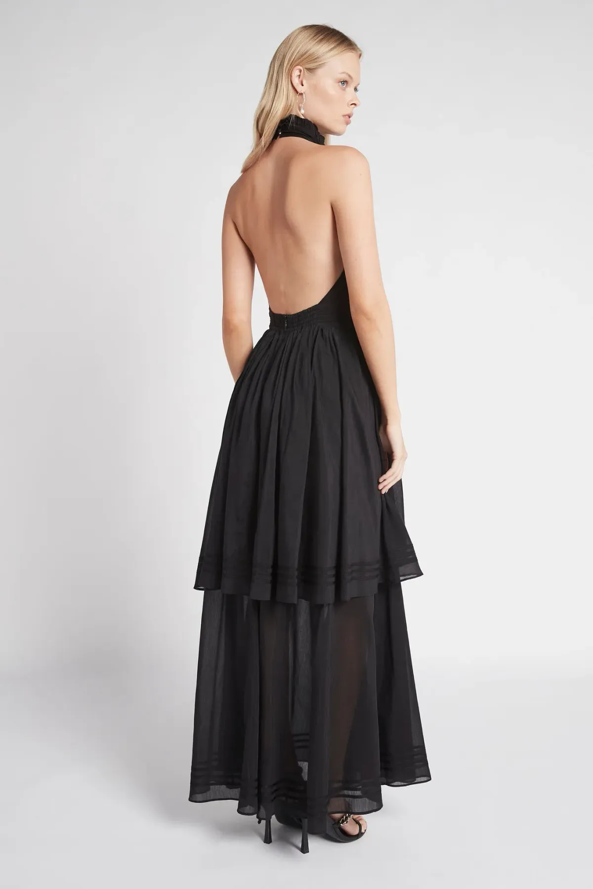 Aje Bungalow Sienna Dress Black Size 4 - Image 3