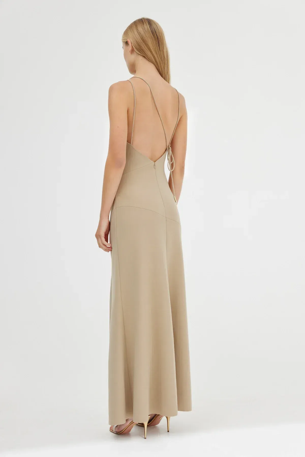 Significant Other Aisling Backless Dress in Latte Size 10 - Image 3