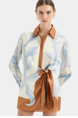 Sir The Label Sorrento Shirt Dress Multi Size 8 for rent on The Volte - image 2