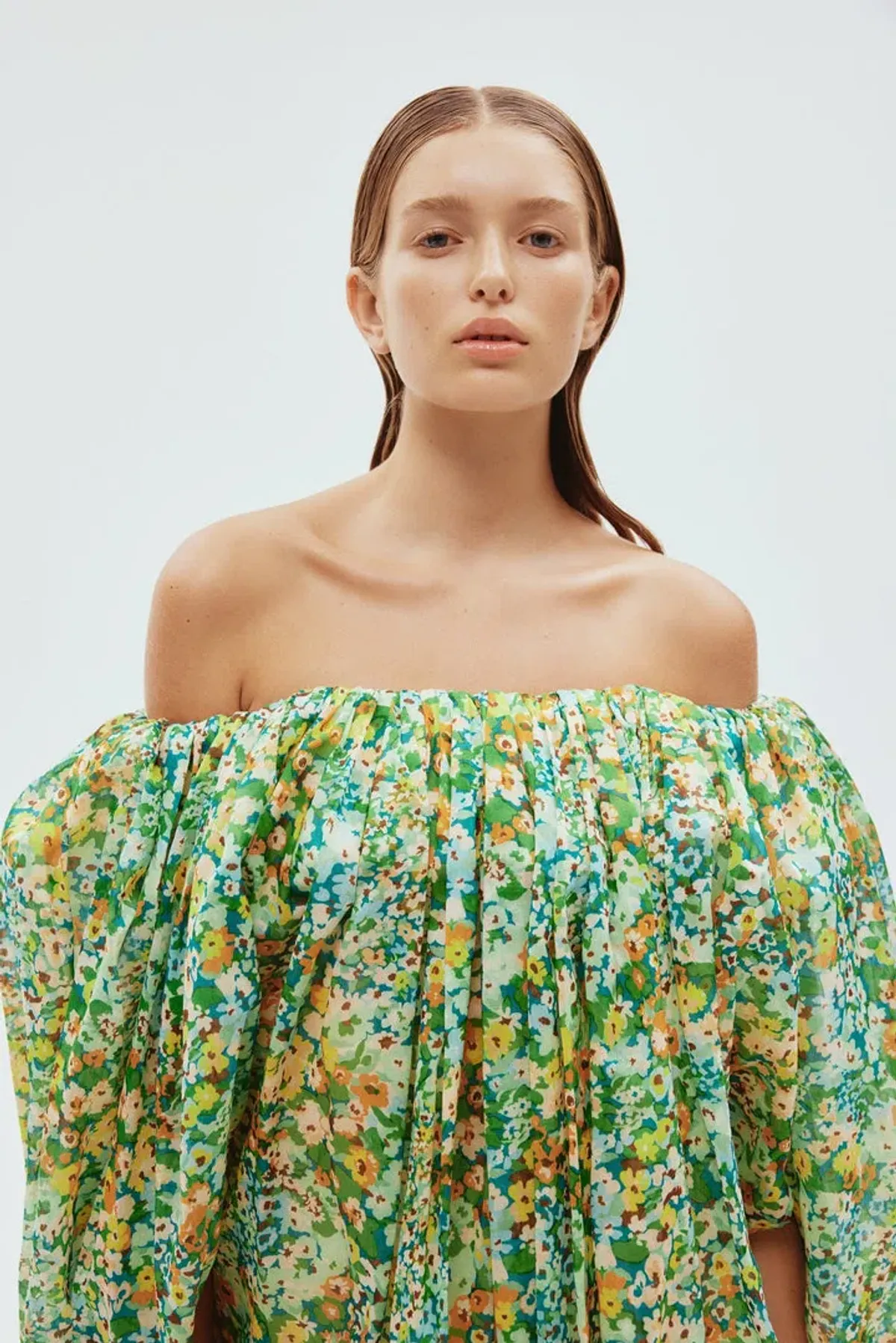 Alemais Francis Bubble Mini Dress Floral Size 6 - Image 3