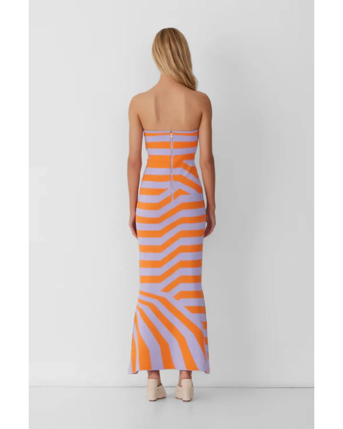 The Wolf Gang Aude Maxi Dress Lilac Size S / AU 8 - Image 4