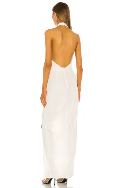 Michael Costello X Revolve Soraya Gown in White Size M / AU 10 for rent on The Volte - image 3