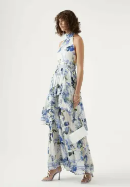 Aje Sienna Maxi Dress in Lavenders Of Provence Size 4 for rent on The Volte - image 4