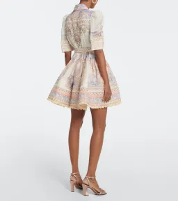 Zimmermann The High Tide Mini Dress in Odyssey Print Size 1 / AU 10 for rent on The Volte - image 2