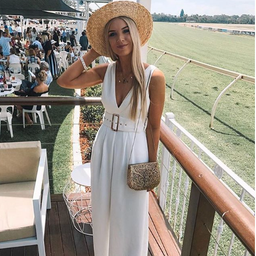 Sheike Amelia Jumpsuit White size 6 for rent on The Volte - image 1