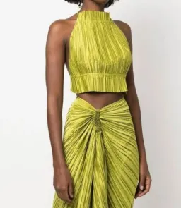 Cult Gaia Top and Skirt Set Yellow Size 6 for rent on The Volte - image 2
