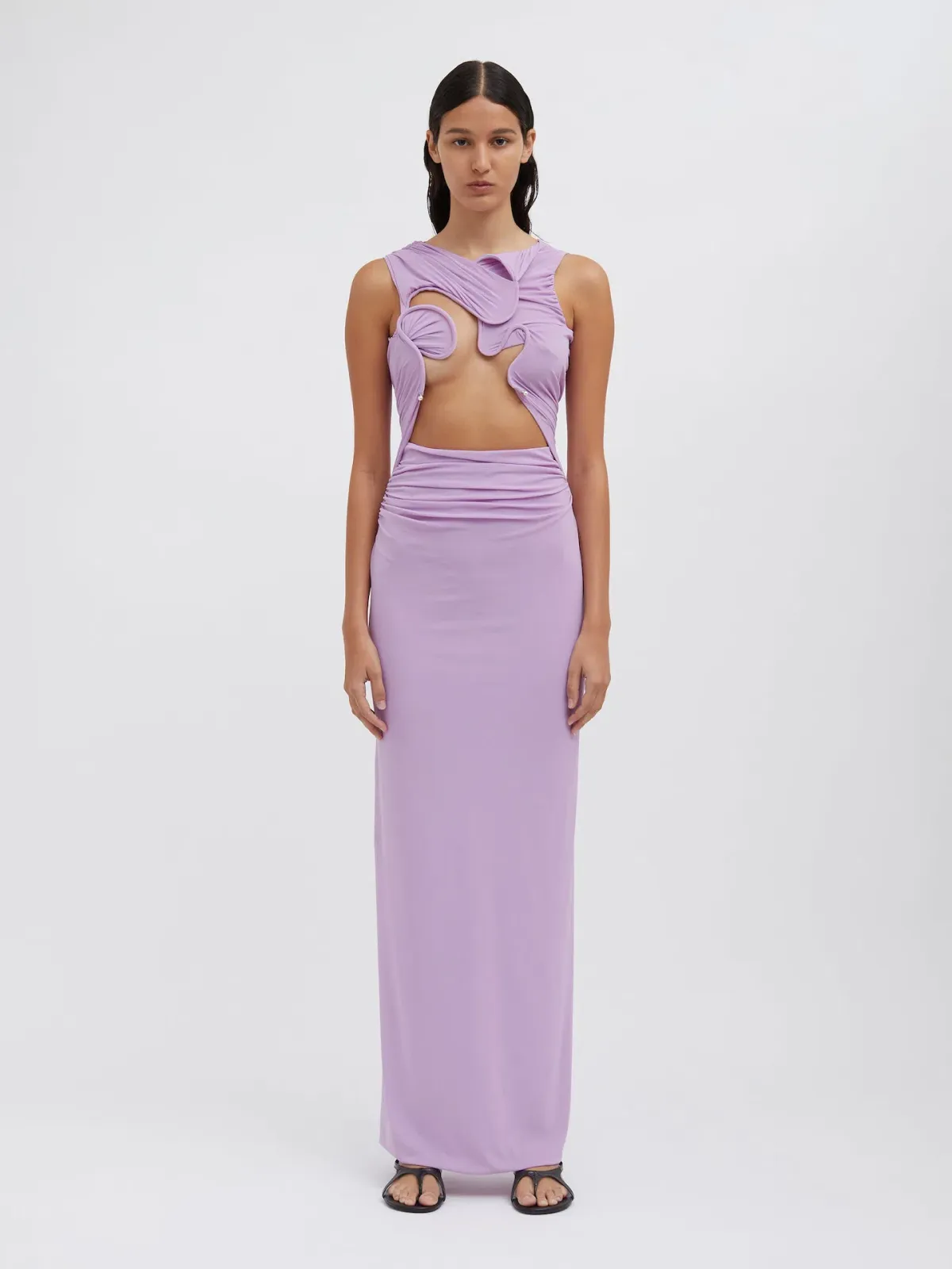 Christopher Esber Venus Tank Dress Lilac Size 8 - Image 1
