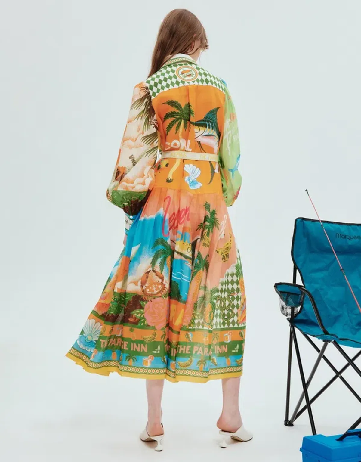 Alemais Paradiso Shirt Dress Multi Size 6 - Image 3