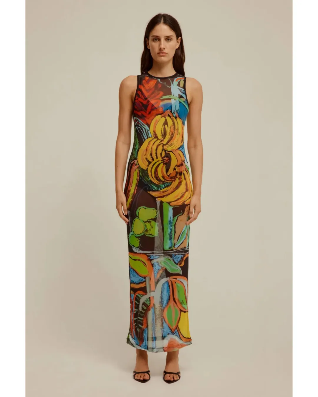 Venroy Mesh Tank Dress in Multi Size AU 10 for rent on The Volte - main image