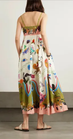 Alemais Evergreen Sundress Print Size AU 8 for rent on The Volte - image 3