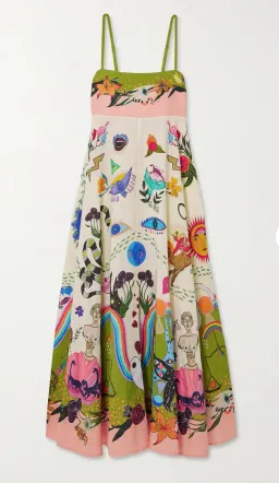 Alemais Evergreen Sundress Print Size AU 8 for rent on The Volte - image 4