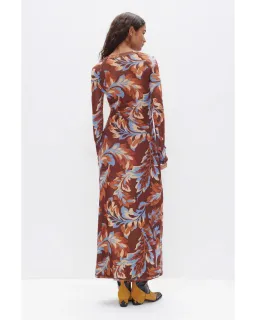 Ownley Carla Dress Retro Leaf Size AU 12 for rent on The Volte - image 2